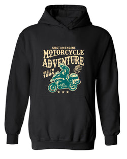 Motorcycle adventure cross country hoodie - Fivestartees