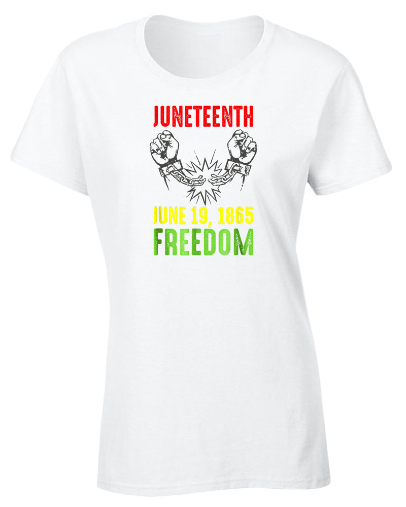 Freedom tees broken chain june 16 1865 t-shirt - Fivestartees