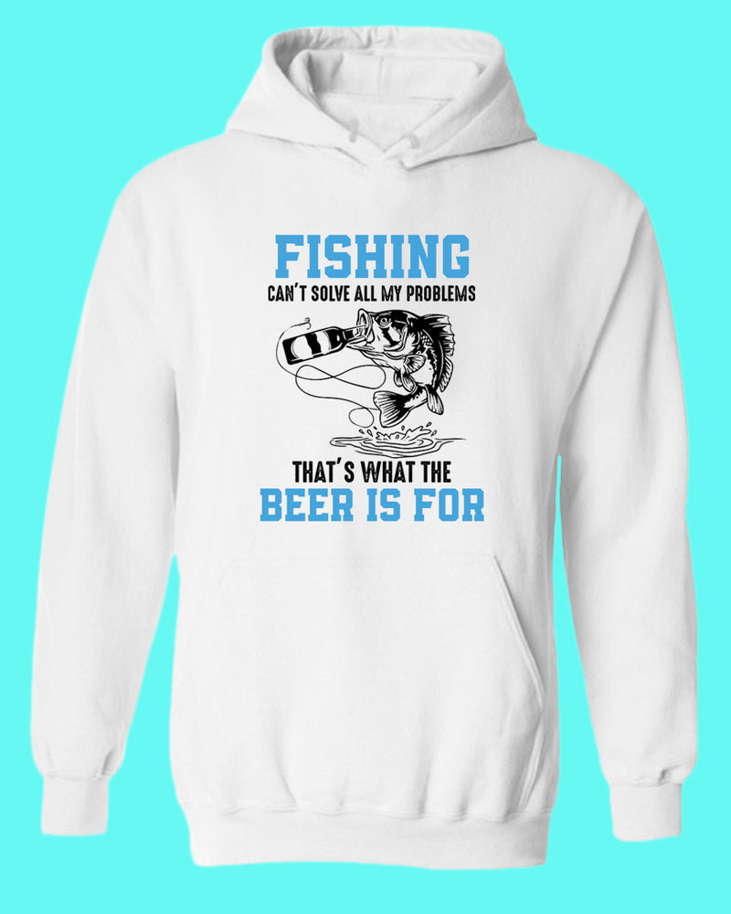 Fishing can't solve all my problems hoodie, funny fishing hoodie - Fivestartees
