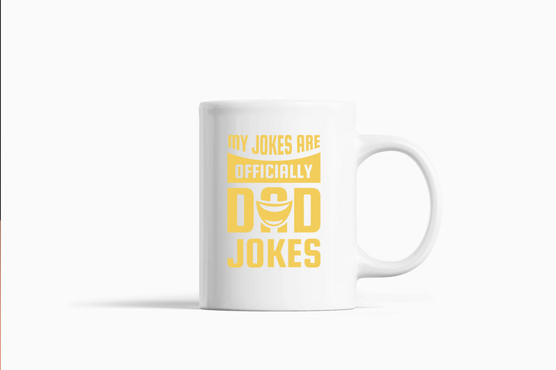 My jokes are officially dad jokes Coffee Mug, father's day Coffee Mug - Fivestartees
