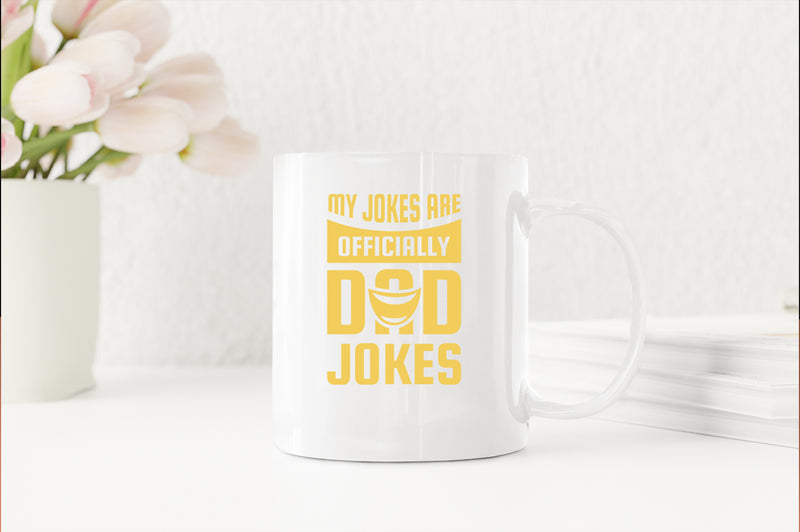 My jokes are officially dad jokes Coffee Mug, father's day Coffee Mug - Fivestartees