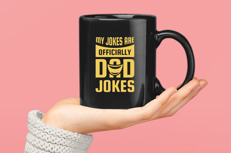 My jokes are officially dad jokes Coffee Mug, father's day Coffee Mug - Fivestartees