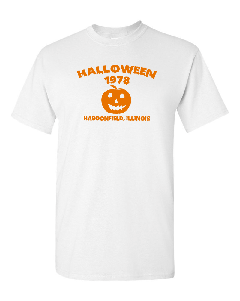 Halloween 1978 T Shirt Michael Myers Jamie lee Curtis horror movie Haddonfield - Fivestartees