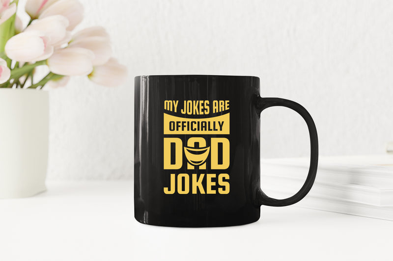 My jokes are officially dad jokes Coffee Mug, father's day Coffee Mug - Fivestartees