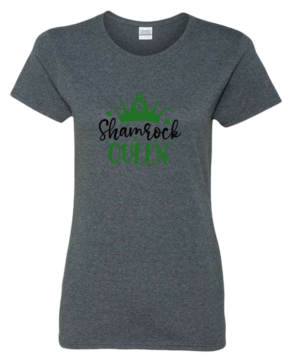 Shamrock Queen t-shirt women st patrick's day t-shirt - Fivestartees