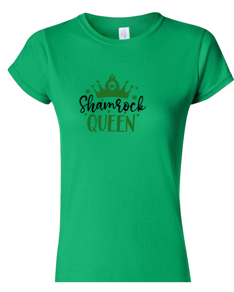 Shamrock Queen t-shirt women st patrick's day t-shirt - Fivestartees