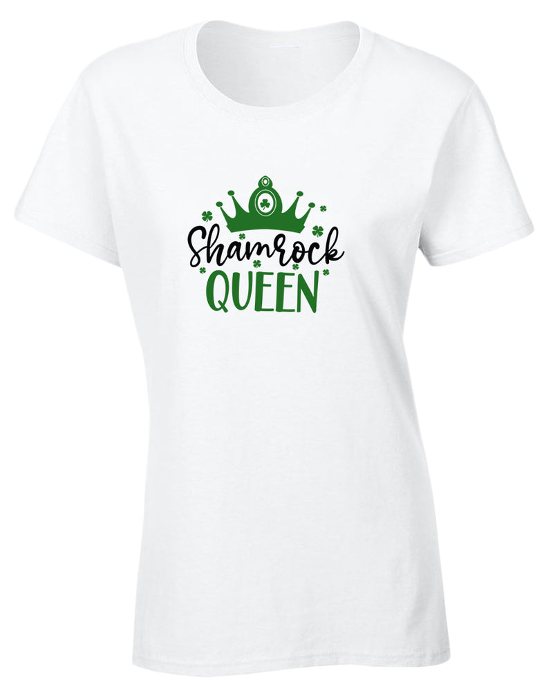 Shamrock Queen t-shirt women st patrick's day t-shirt - Fivestartees
