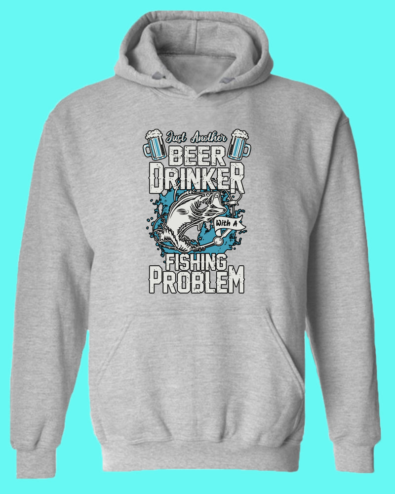 Just another beer drinker with a fishing problem hoodie, fisherman tees - Fivestartees
