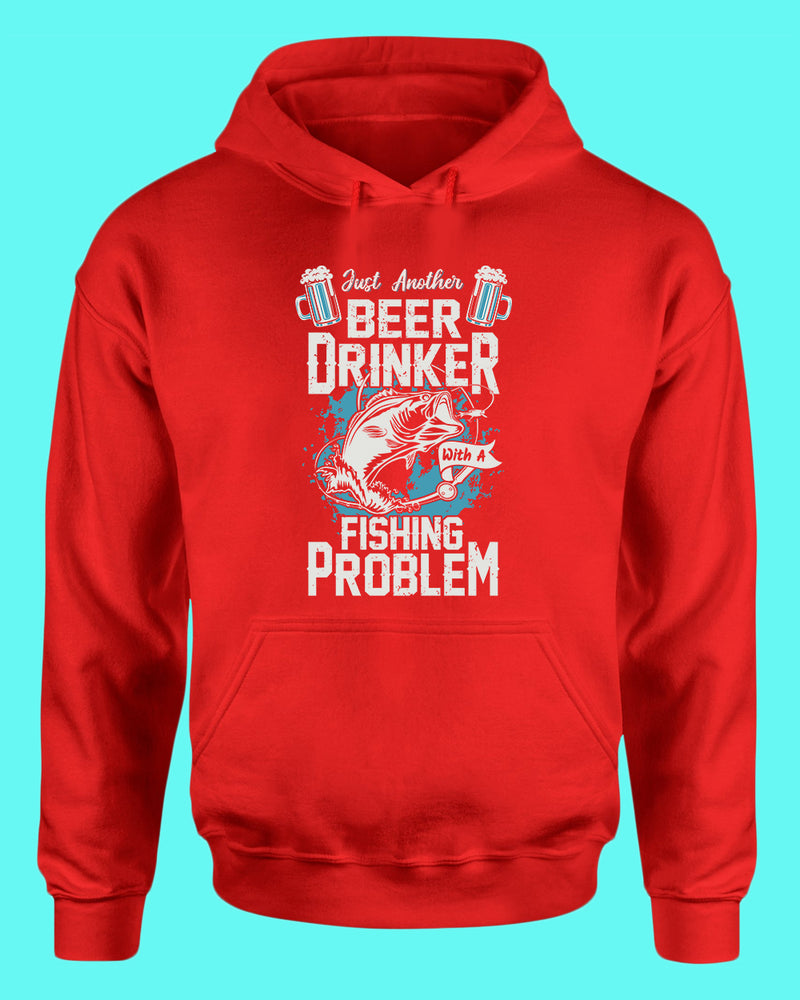 Just another beer drinker with a fishing problem hoodie, fisherman tees - Fivestartees