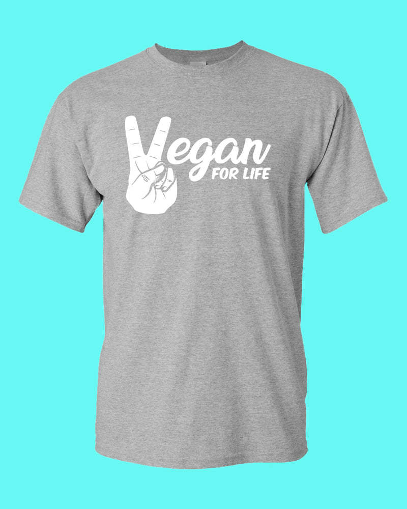 Vegan for Life T-shirt, vegetarian shirt - Fivestartees