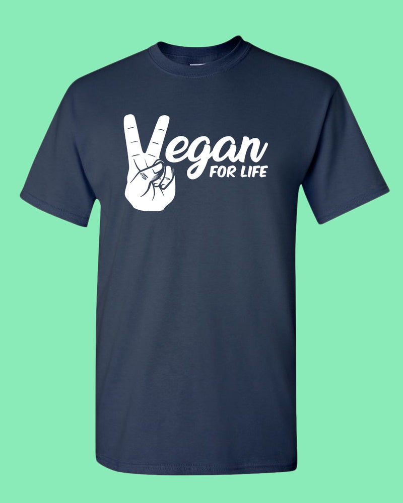 Vegan for Life T-shirt, vegetarian shirt - Fivestartees