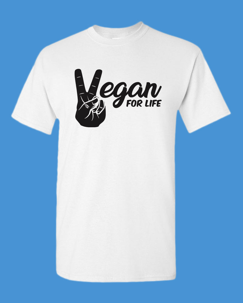 Vegan for Life T-shirt, vegetarian shirt - Fivestartees