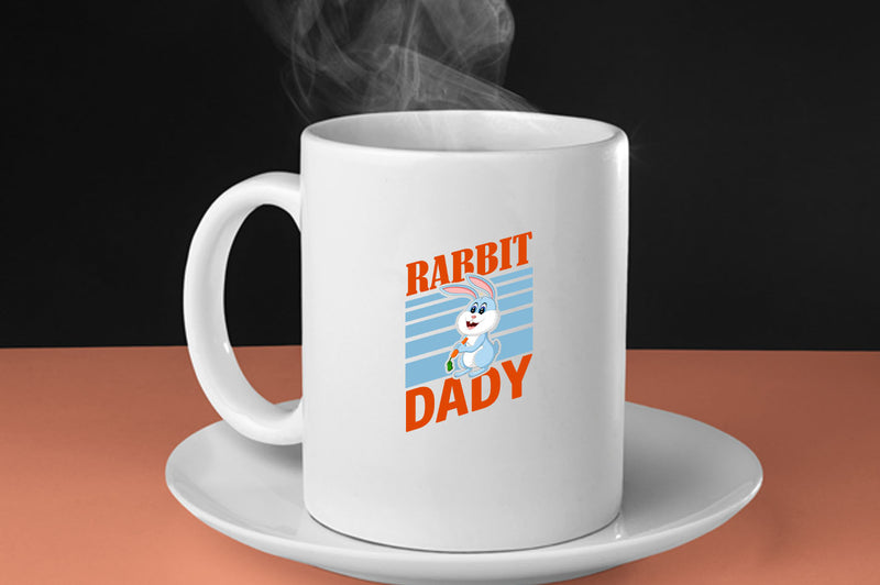 Rabbit dady Coffee Mug, funny Coffee Mugs, daddy Coffee Mug - Fivestartees