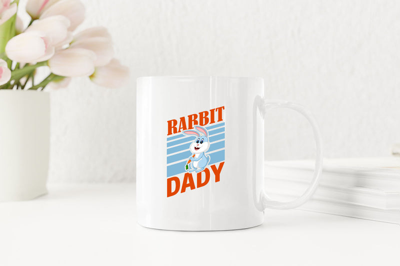 Rabbit dady Coffee Mug, funny Coffee Mugs, daddy Coffee Mug - Fivestartees