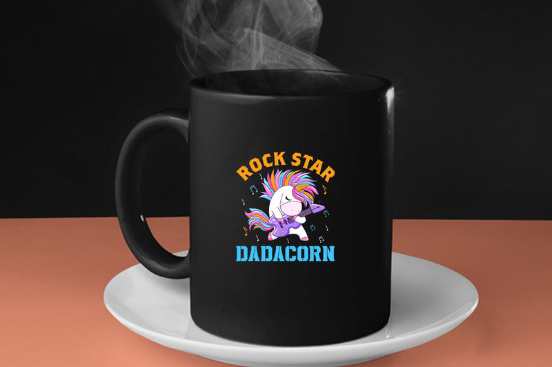 Rockstar dadacorn Coffee Mug, dad of girl Coffee Mug - Fivestartees