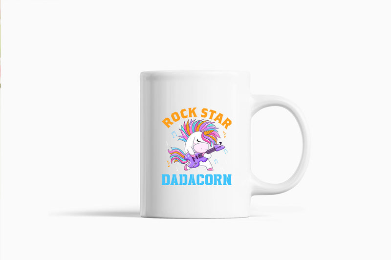 Rockstar dadacorn Coffee Mug, dad of girl Coffee Mug - Fivestartees