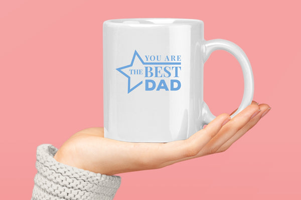 You are the best dad Coffee Mug, 5 star daddy Coffee Mug - Fivestartees