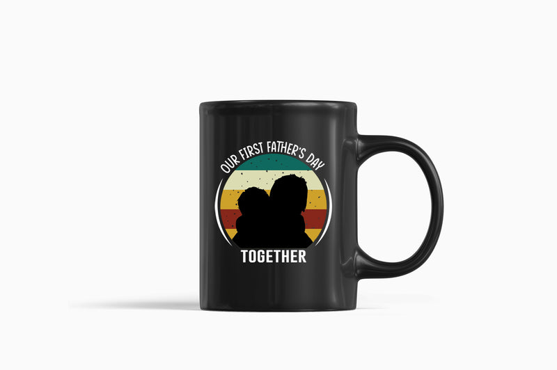 Our first father's day together Coffee Mug, daddy and kid Coffee Mug - Fivestartees