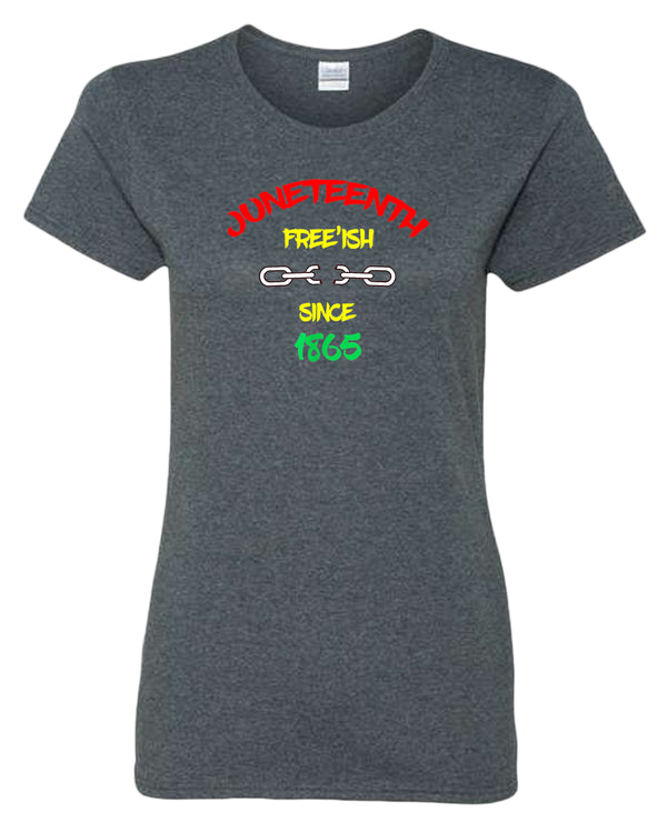 Chain broke t-shirt Free-ish since 1865 t-shirt juneteenth t-shirt - Fivestartees