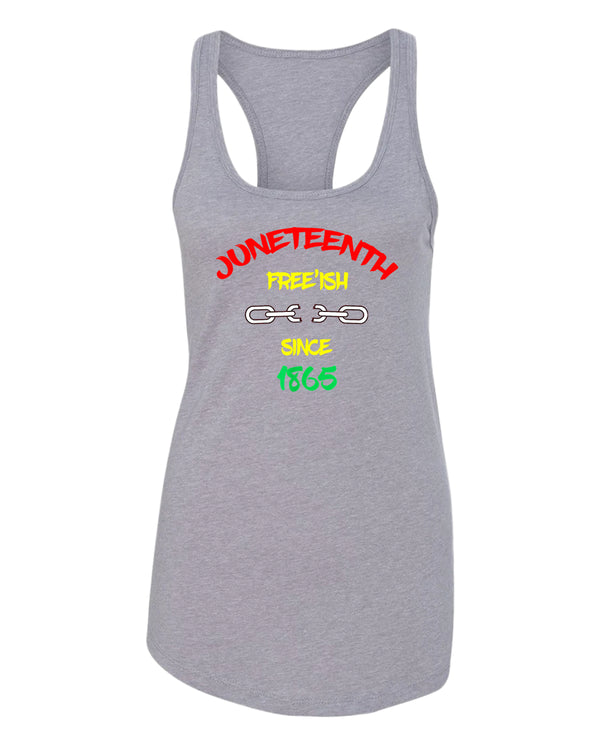 Chain broke tank top Free-ish since 1865 tank top juneteenth tank top - Fivestartees