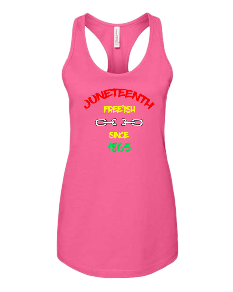 Chain broke tank top Free-ish since 1865 tank top juneteenth tank top - Fivestartees