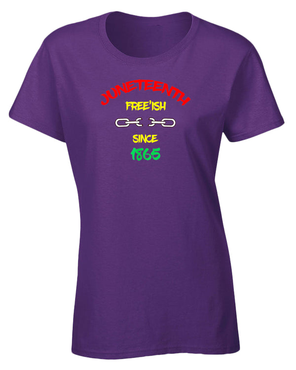 Chain broke t-shirt Free-ish since 1865 t-shirt juneteenth t-shirt - Fivestartees