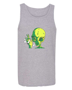 Alien smoke tank top - Fivestartees