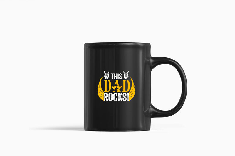This dad rocks Coffee Mug, music dad Coffee Mug - Fivestartees