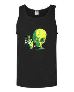 Alien smoke tank top - Fivestartees