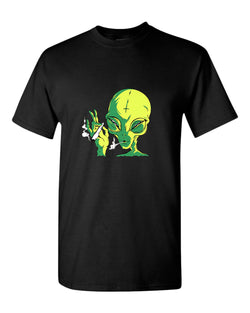 Alien smoke t-shirt - Fivestartees