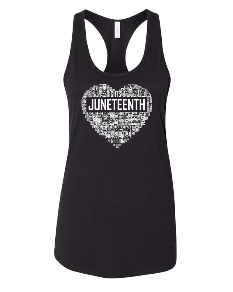 Juneteenth freedom, right unity tank top - Fivestartees