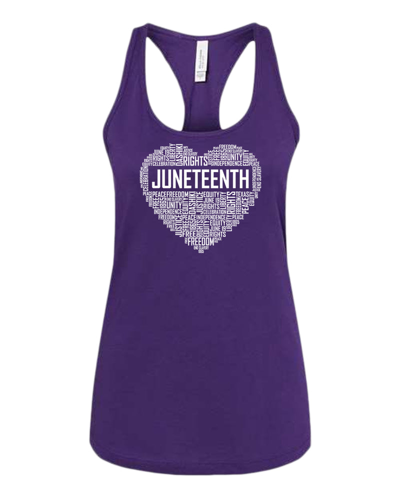 Juneteenth freedom, right unity tank top - Fivestartees