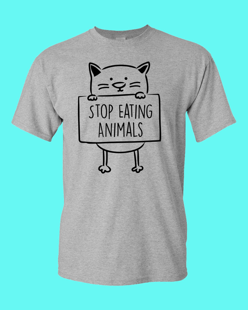 Stop Eating Animals T-shirt vegetarian T-shirt - Fivestartees