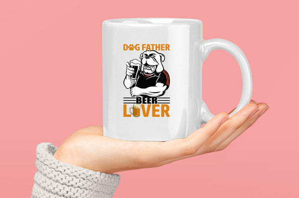 Dog father beer lover Coffee Mug, daddy Coffee Mug papa Coffee Mugs - Fivestartees