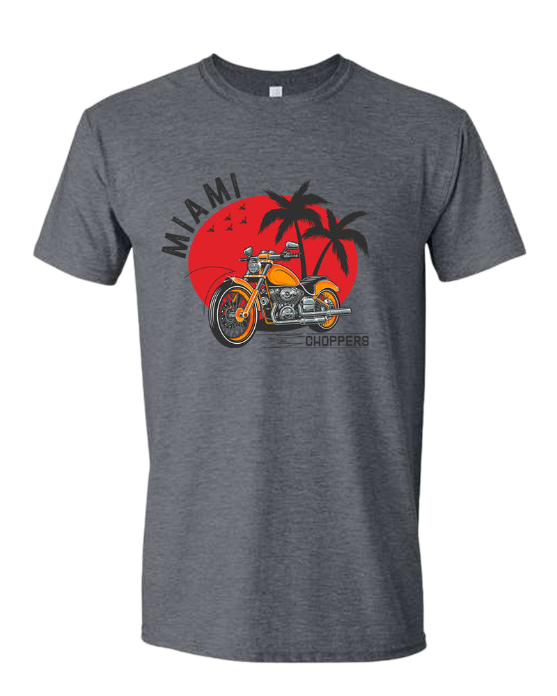 Miami choppers motorcycle t-shirt - Fivestartees