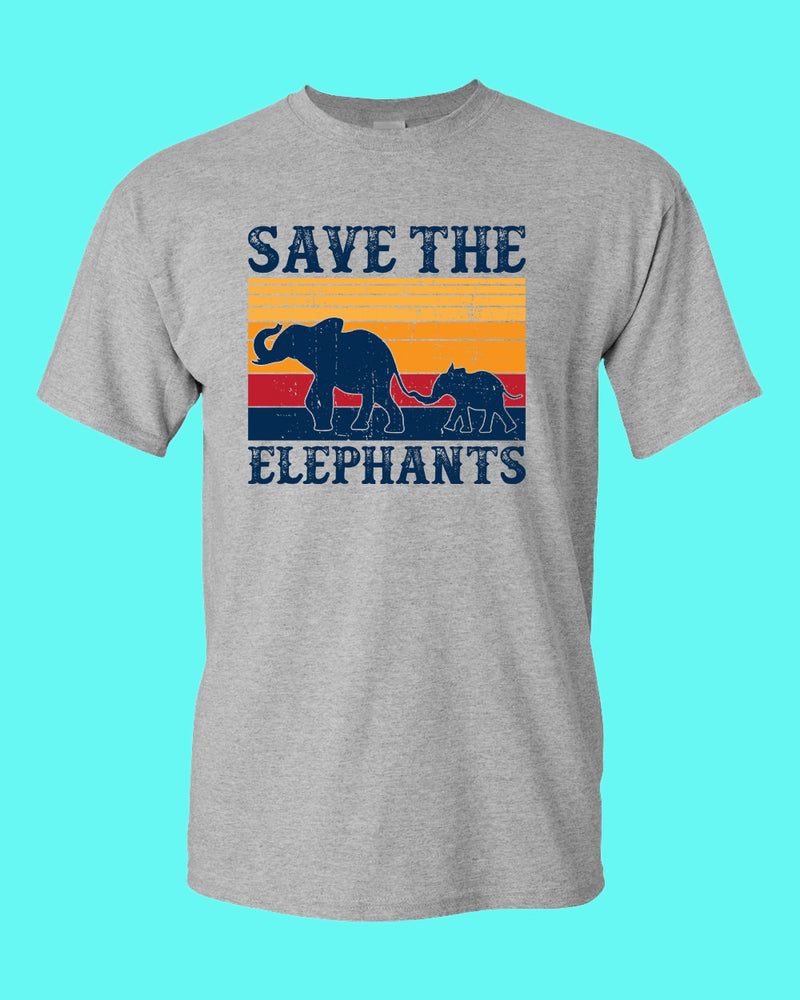 Save the elephant shirt, vegetarian tees - Fivestartees