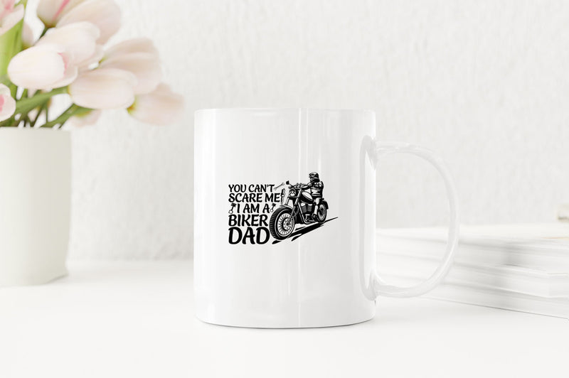 You can't scare me, i'm a biker dad Coffee Mug, biker Coffee Mug - Fivestartees