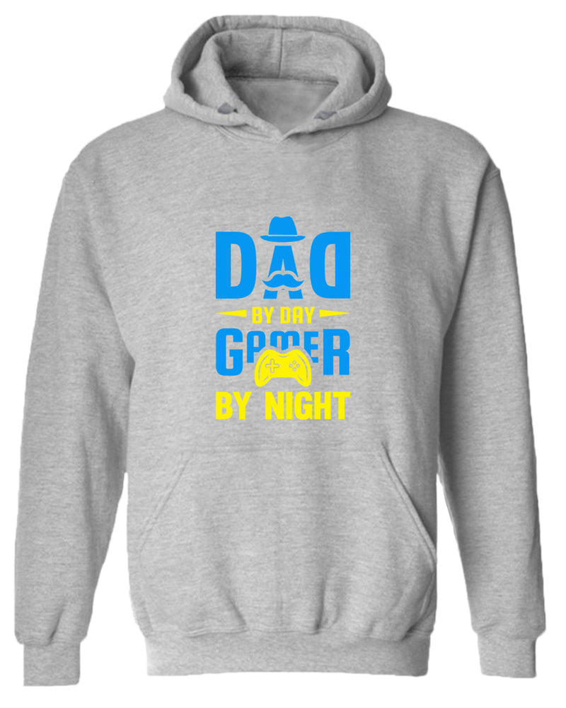 Dad by day gamer by night hoodie, gamer dad hoodie - Fivestartees