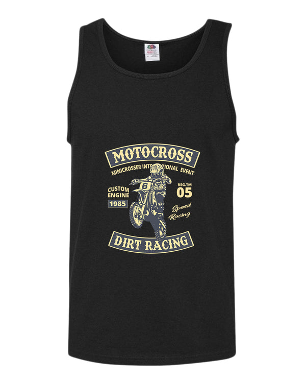 Motocross dirt racing tank top - Fivestartees