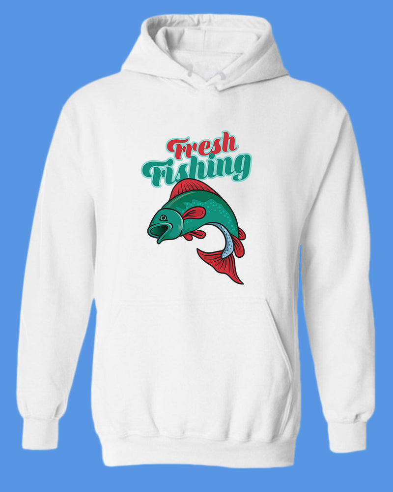 Fresh fishing hoodie, fisherman hoodie - Fivestartees