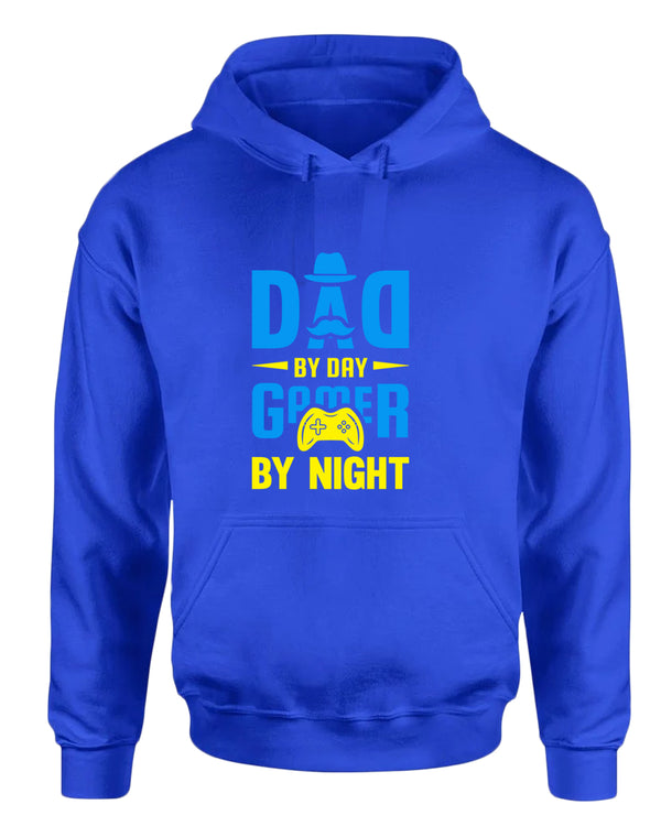 Dad by day gamer by night hoodie, gamer dad hoodie - Fivestartees