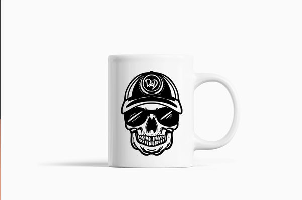 Skull Coffee Mug dad Coffee Mugs - Fivestartees