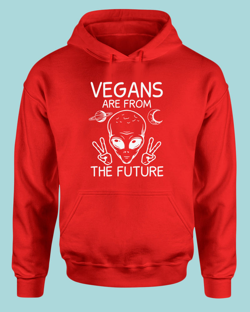 Vegans Are from The Future Hoodie, vegetarian Hoodie - Fivestartees