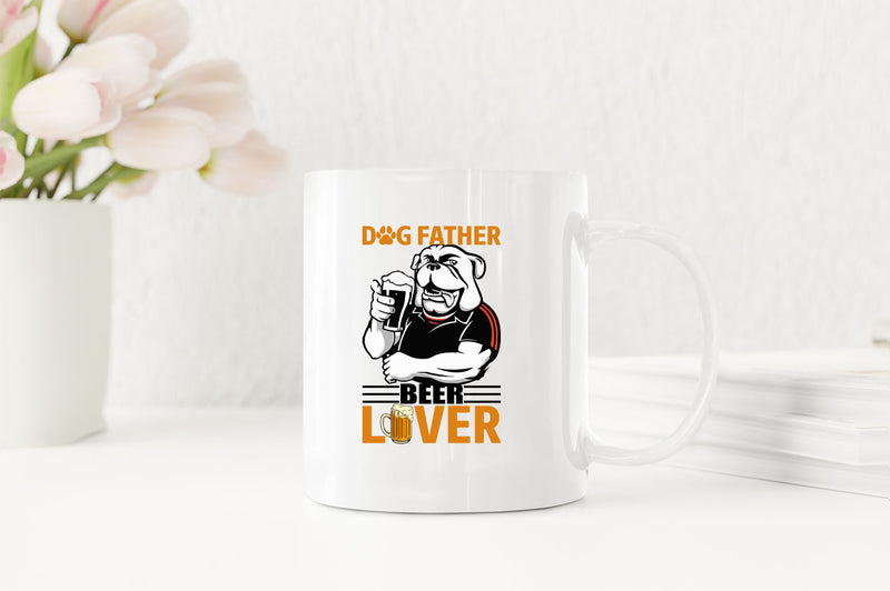 Dog father beer lover Coffee Mug, daddy Coffee Mug papa Coffee Mugs - Fivestartees