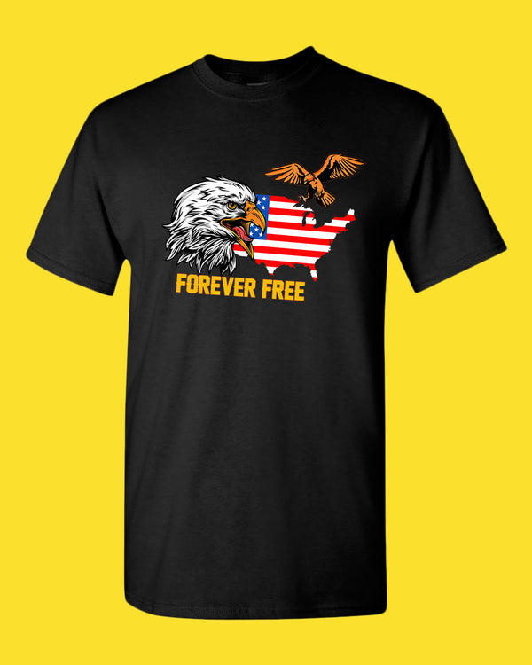 Forever Free America T-shirt Eagle T-shirt - Fivestartees