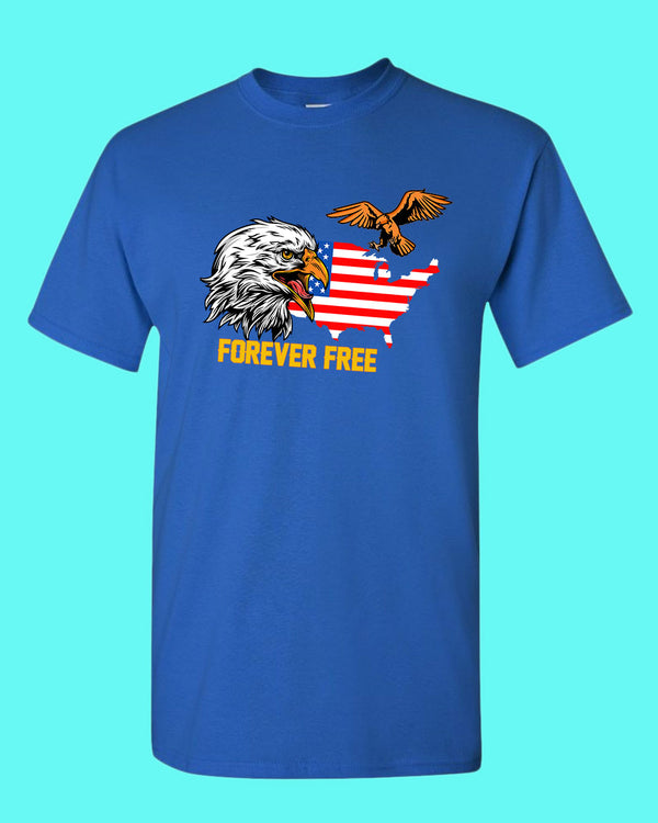 Forever Free America T-shirt Eagle T-shirt - Fivestartees