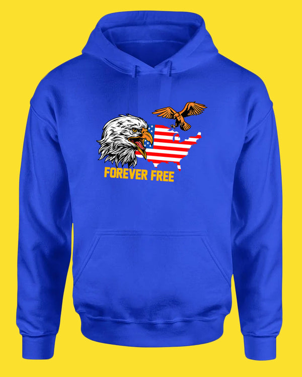 Forever Free America hoodie Eagle hoodie - Fivestartees