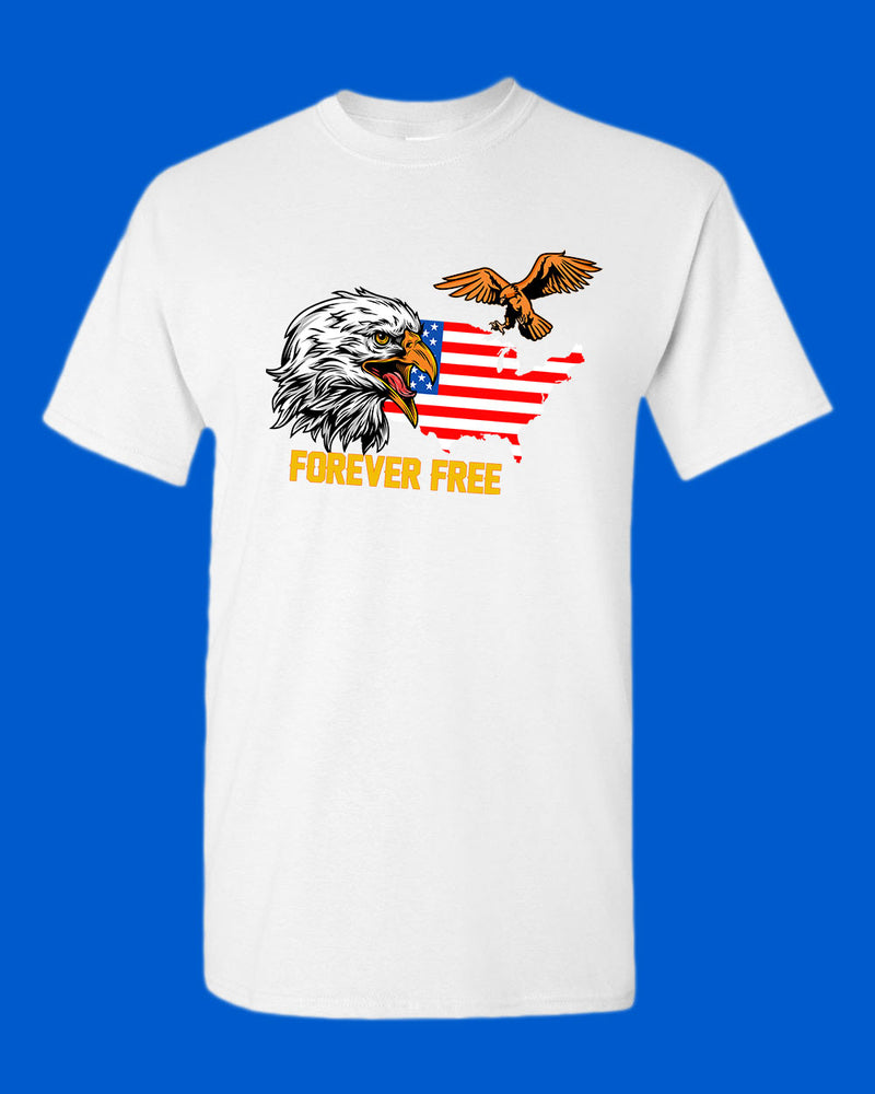 Forever Free America T-shirt Eagle T-shirt - Fivestartees