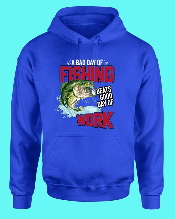 A bad day of fishing beats good day of work hoodie, fisherman tees - Fivestartees