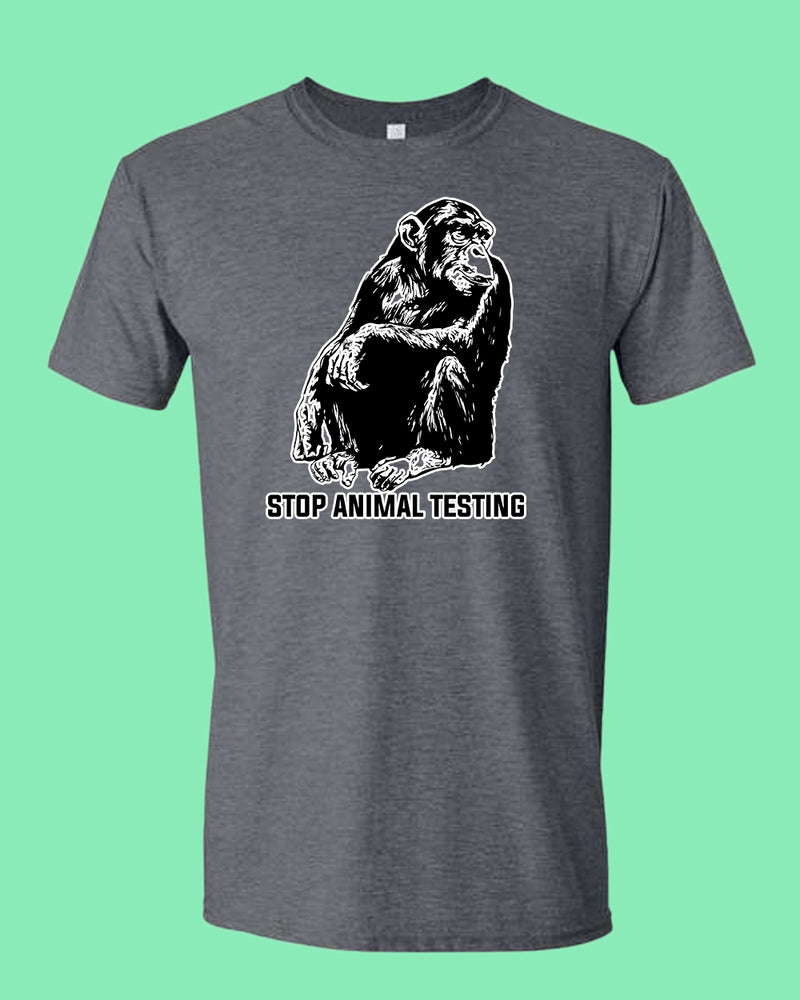 Stop Animals Testing T-shirt vegetarian T-shirt - Fivestartees